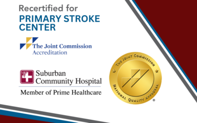 Suburban Community Hospital Recertification as Primary Stroke Center by The Joint Commission