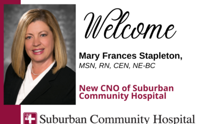 Suburban Community Hospital Welcomes New Chief Nursing Officer, Mary Frances Stapleton, MSN, RN, CEN, NE-BC